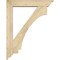 Ekena Millwork Imperial Traditional Rough Sawn Bracket w/ Offset Brace, Douglas Fir, 6"W x 30"D x 38"H BKT0604X30X38IMP01RDF - alternate 4